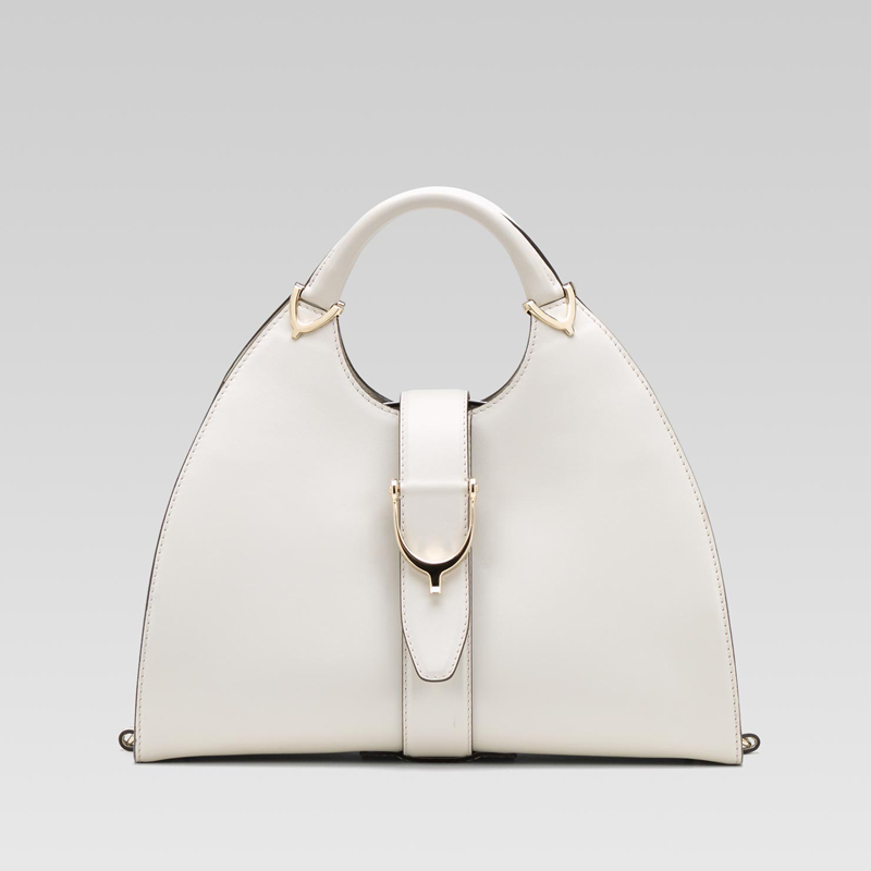 'stirrup' medium top handle bag with stirrup detai