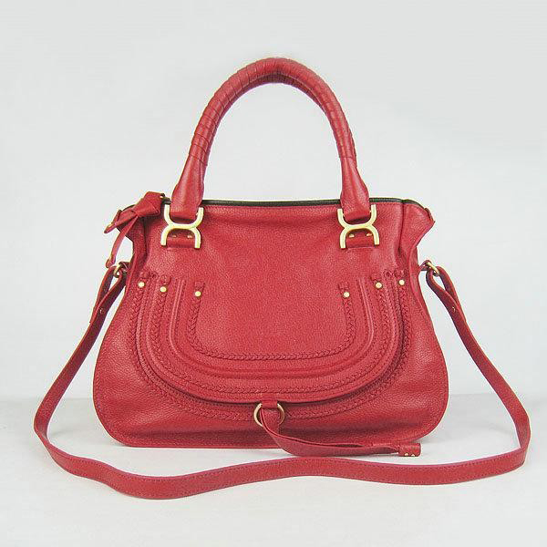 Chloe Marcie Large Leather Satchel handbag