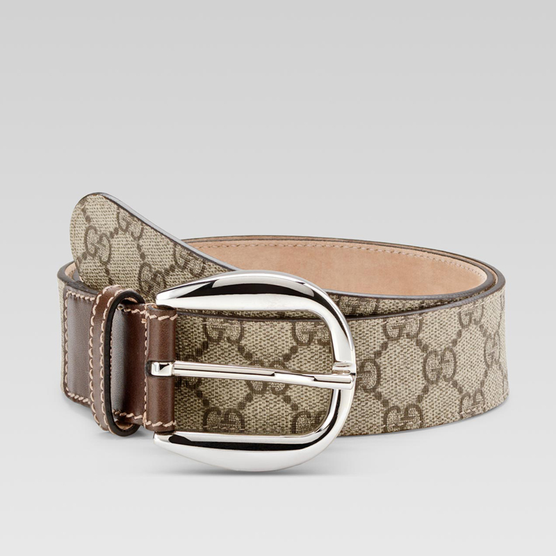 belt with plain buckle