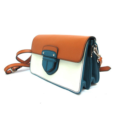 BT0784 White with orange full leather