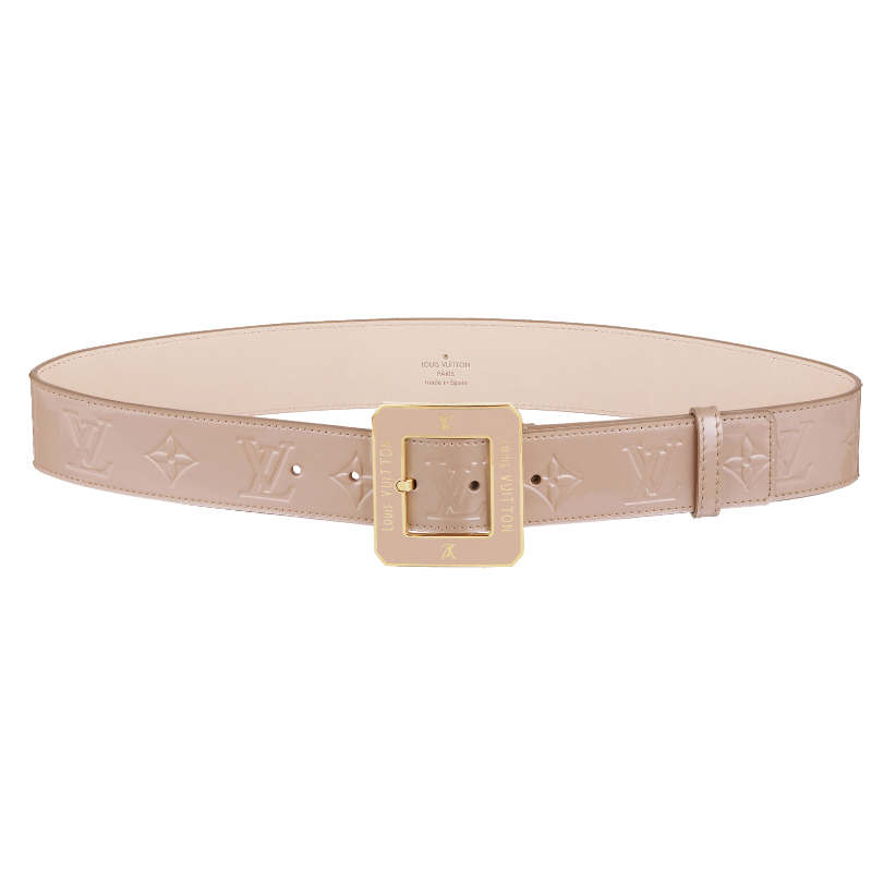 OCTOGONE MONOGRAM VERNIS BELT 40 MM