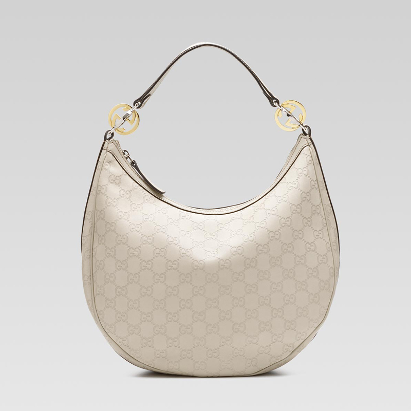 'GG twins' medium hobo with interlocking G details