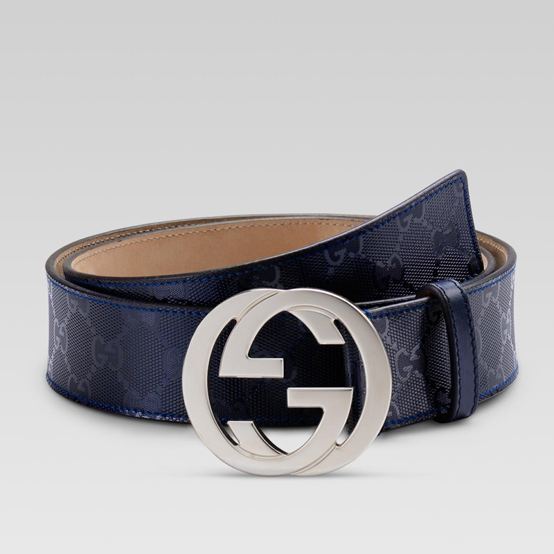 belt with interlocking G buckle