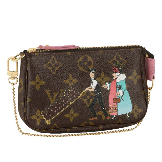 Mini Pochette Accessoires Illustre