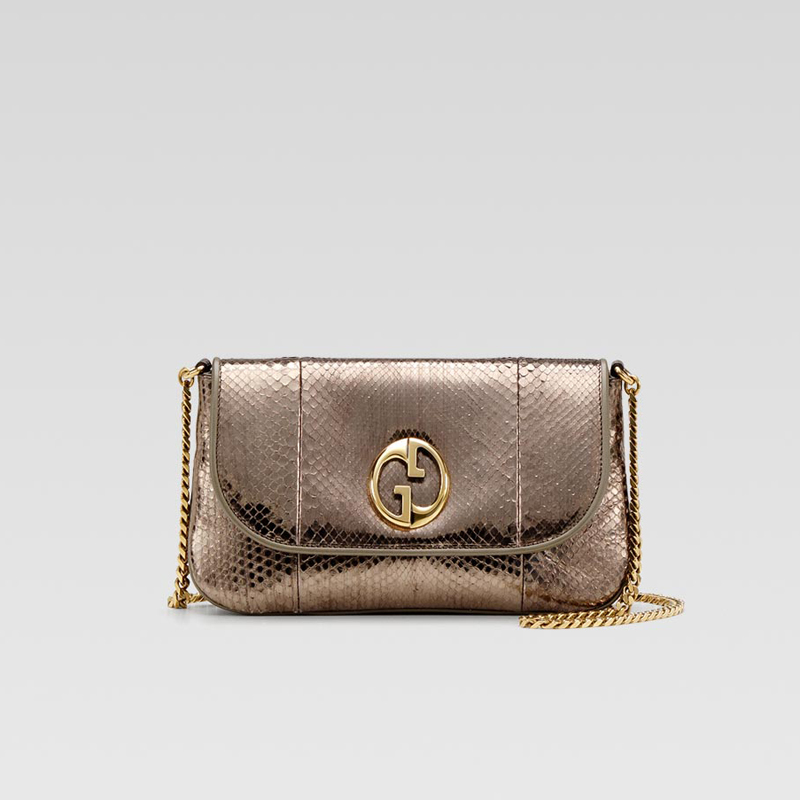 'gucci 1973' medium shoulder bag with oval GG orna