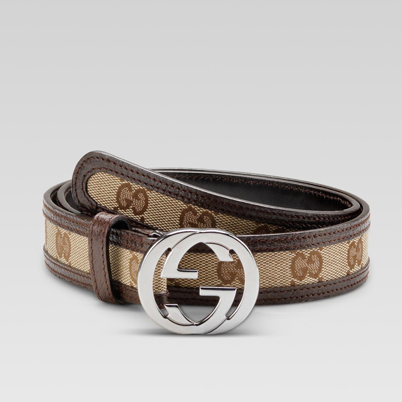 belt with interlocking G buckle