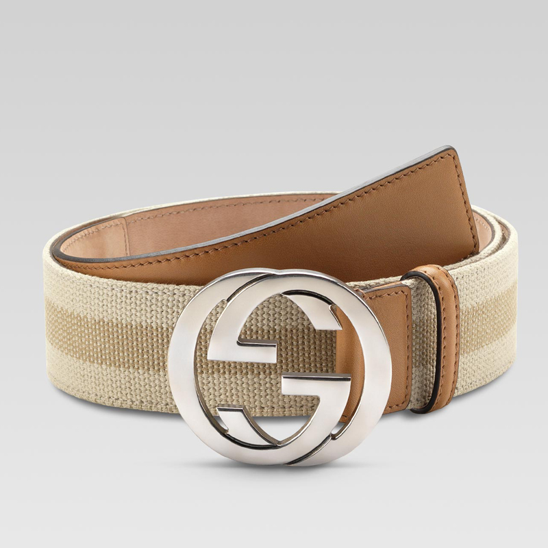 belt with interlocking G buckle