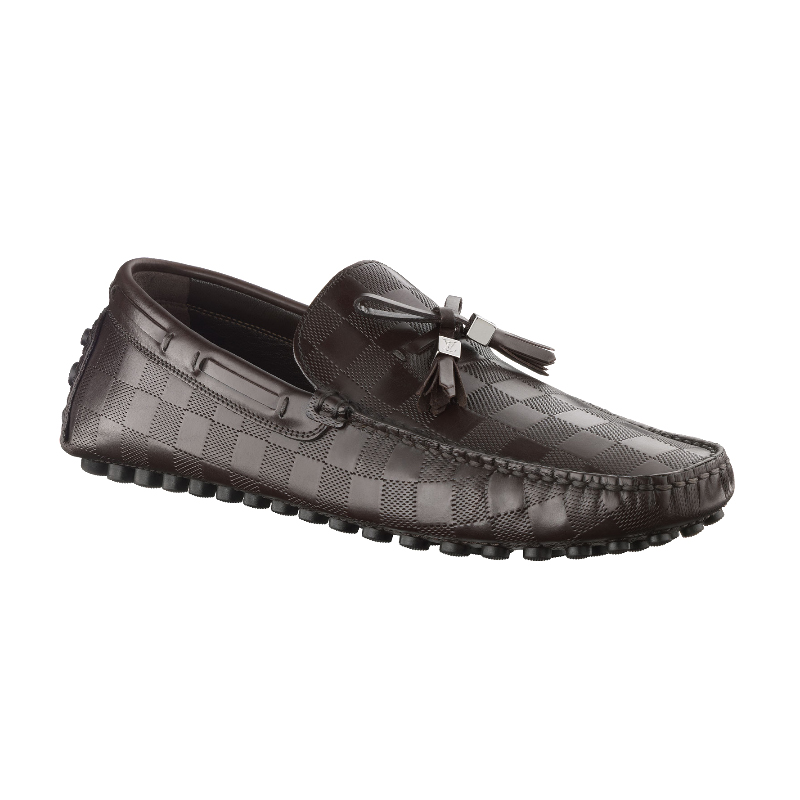 IMOLA LOAFER IN DAMIER EMBOSSED LEATHER