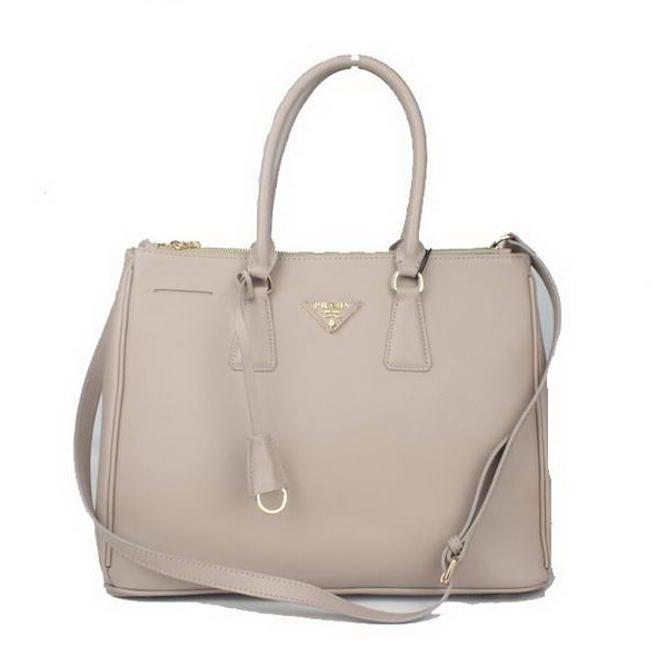 Prada Saffiano Calf Leather Tote Bag BN5023 Grey