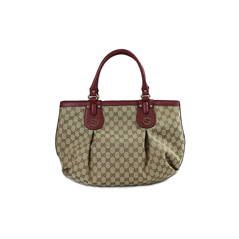 'scarlett' large tote with studded interlocking G