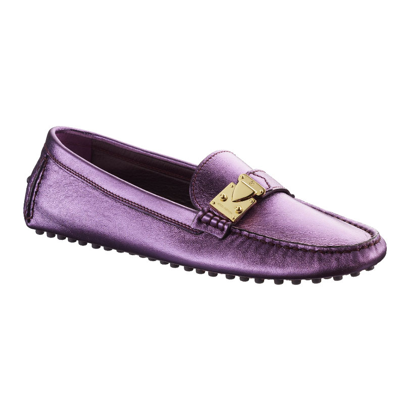 ZEN LOAFER IN METALLIC CALF LEATHER