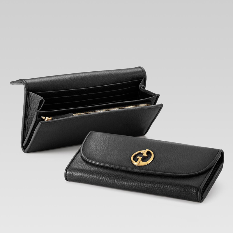 continental wallet with double G detail