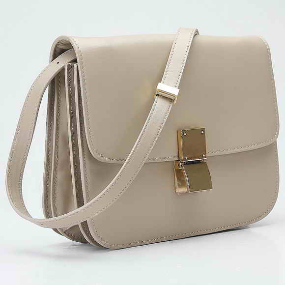 Celine Classic Box Large Flap Bag Light Apricot