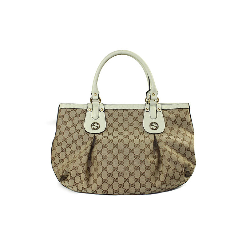 'scarlett' large tote with studded interlocking G