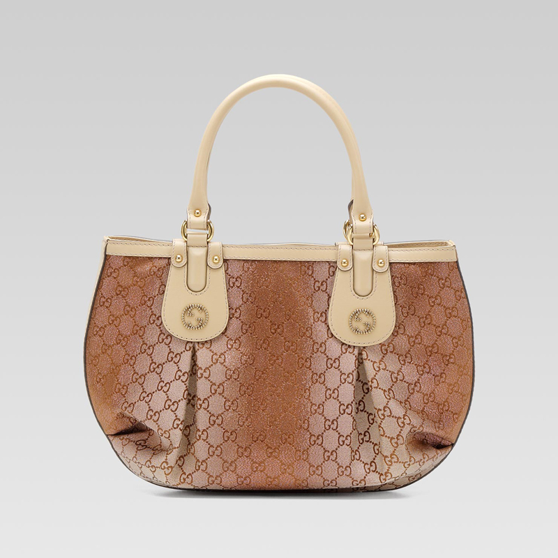 Gucci scarlett stud interlocking G tote