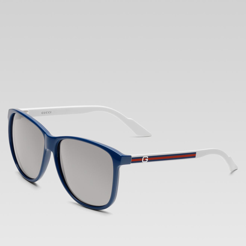 medium square frame sunglasses with G detail and s