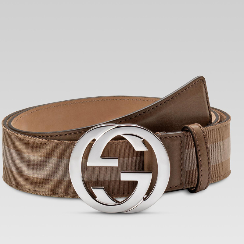 belt with interlocking G buckle