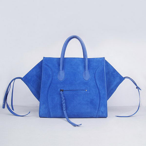 Celine Phantom Bags Suede Leather C6028B Blue