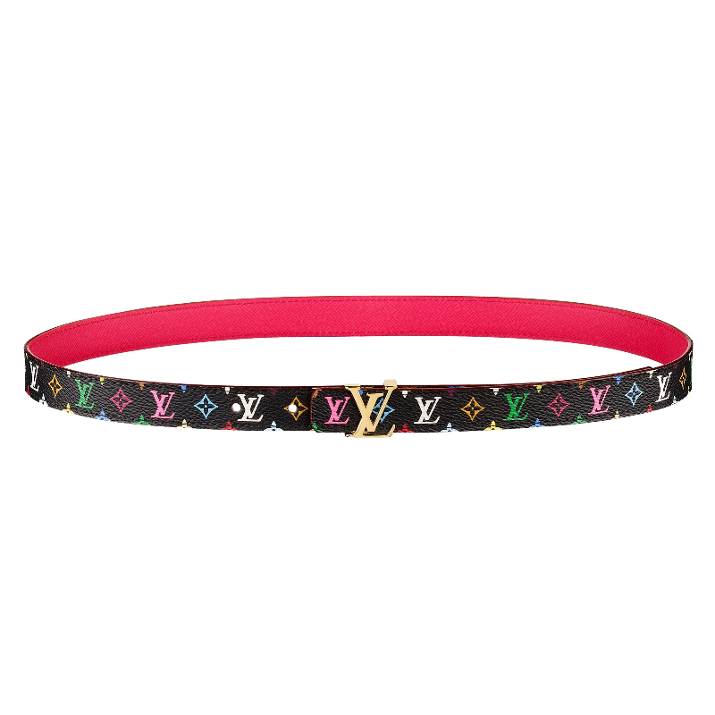 LV INITIALES MONOGRAM MULTIColorE BELT