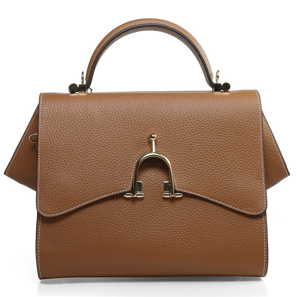 Hermes Stirrup Top Handle Bag H1955 Camel