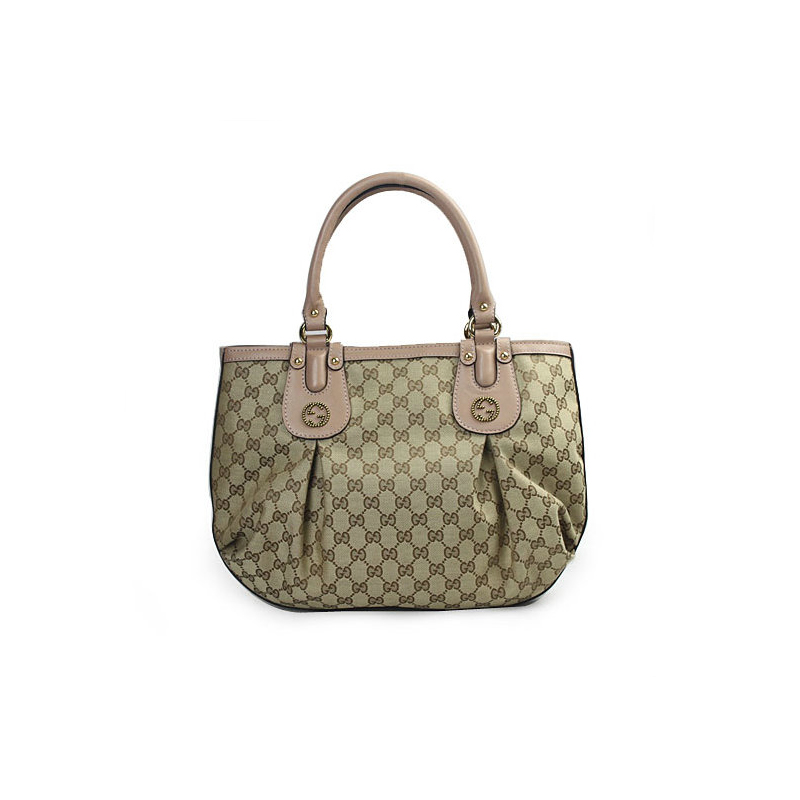 'scarlett' medium tote with studded interlocking G