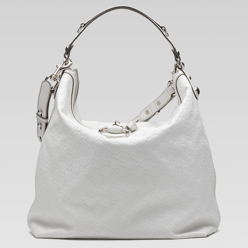 'sukey' medium hobo with pleat detail, detachable