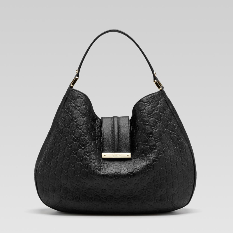 'new ladies web' large hobo with engraved gucci sc