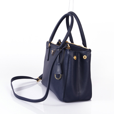 BN1801 Royal blue Cross pattern full leather