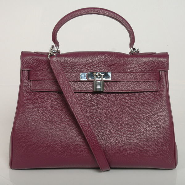 Hermes Kelly 32CM clemence leather in Modena with Silver hardware