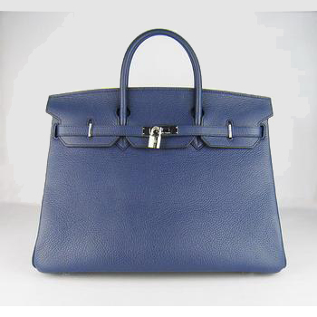 Hermes 40CM Dark Blue (silver)