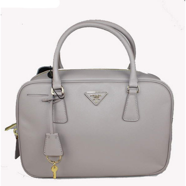 Prada Saffiano Leather Tote Bag BL1094 Grey