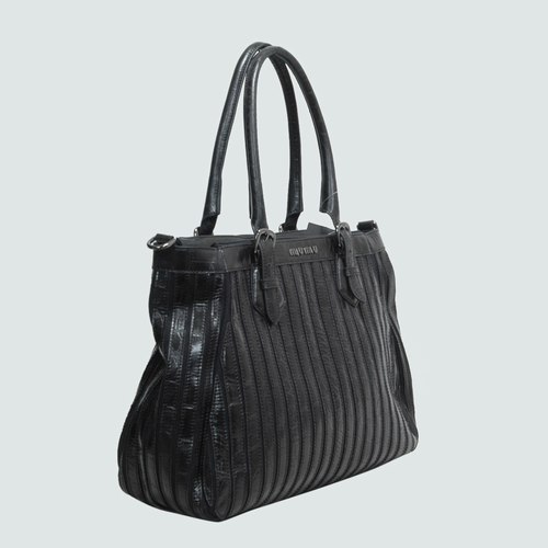 Miu Miu Tote Bags Croco Veins 903322 Black