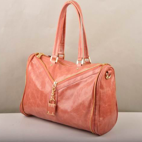 Miu Miu Tote Oil Leather Handbags 90339 Rose