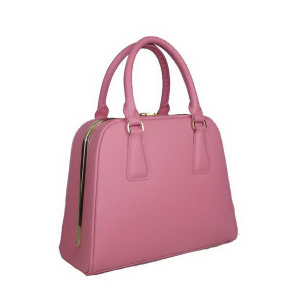 Prada Saffiano Leather Small Tote Bag BL0809 Pink