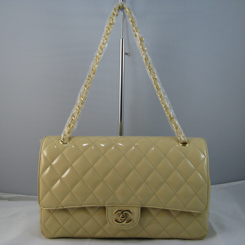 Chanel Apricot color with Gold chain