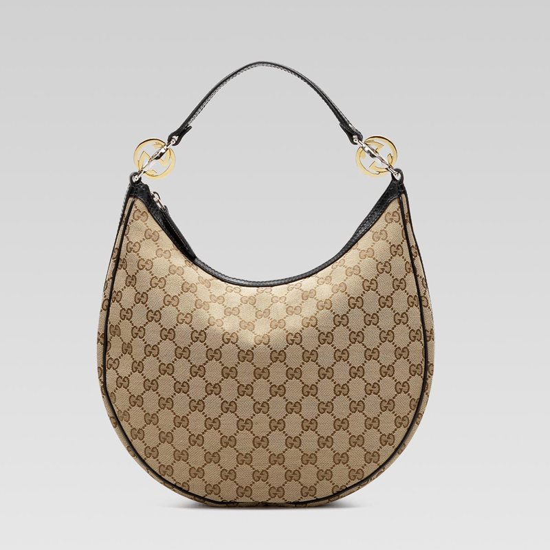 'GG twins' medium hobo with interlocking G details