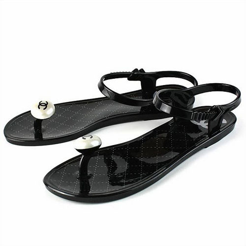 Chanel Clip-toe Casual Sandal Black