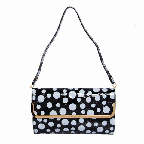 Louis Vuitton Yayoi Kusama Rossmore MM M91551 Black