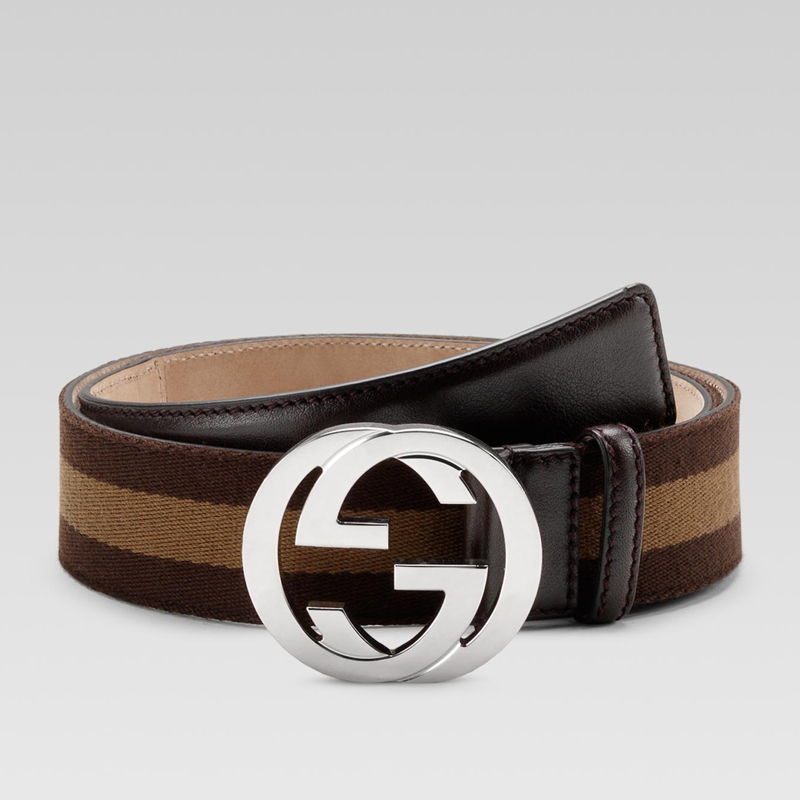 belt with interlocking G buckle