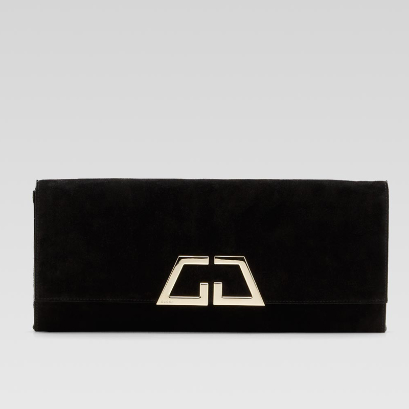 'G night' evening bag with square double G detail