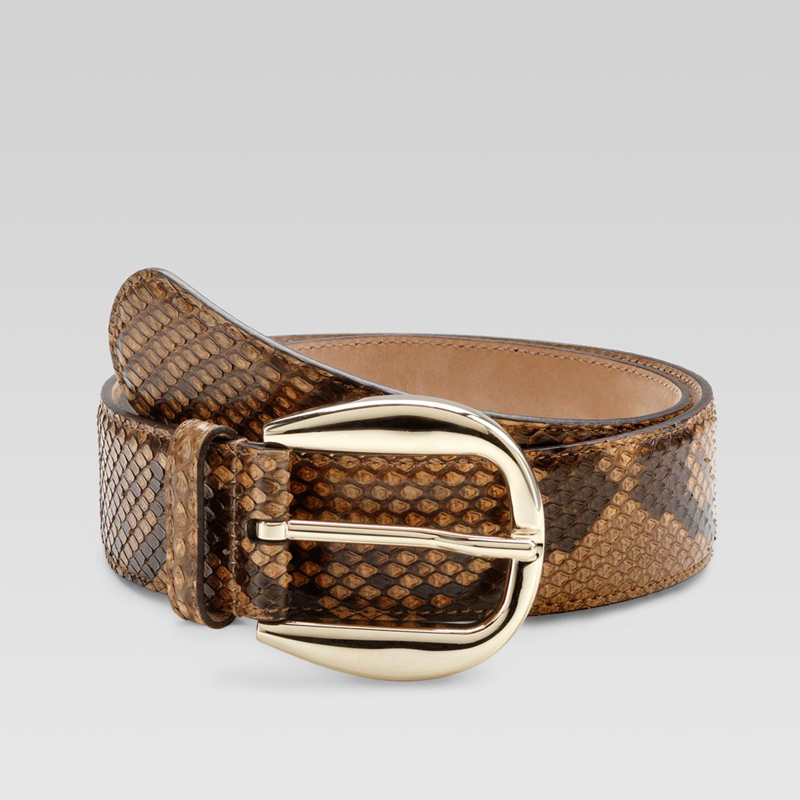 belt with plain buckle