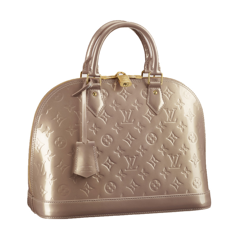 Louis Vuitton Monogram Vernis Alma PM M91751 Beige