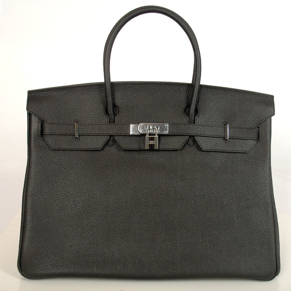 Hermes Birkin togo leather 40CM togo in Black with Silver hardware