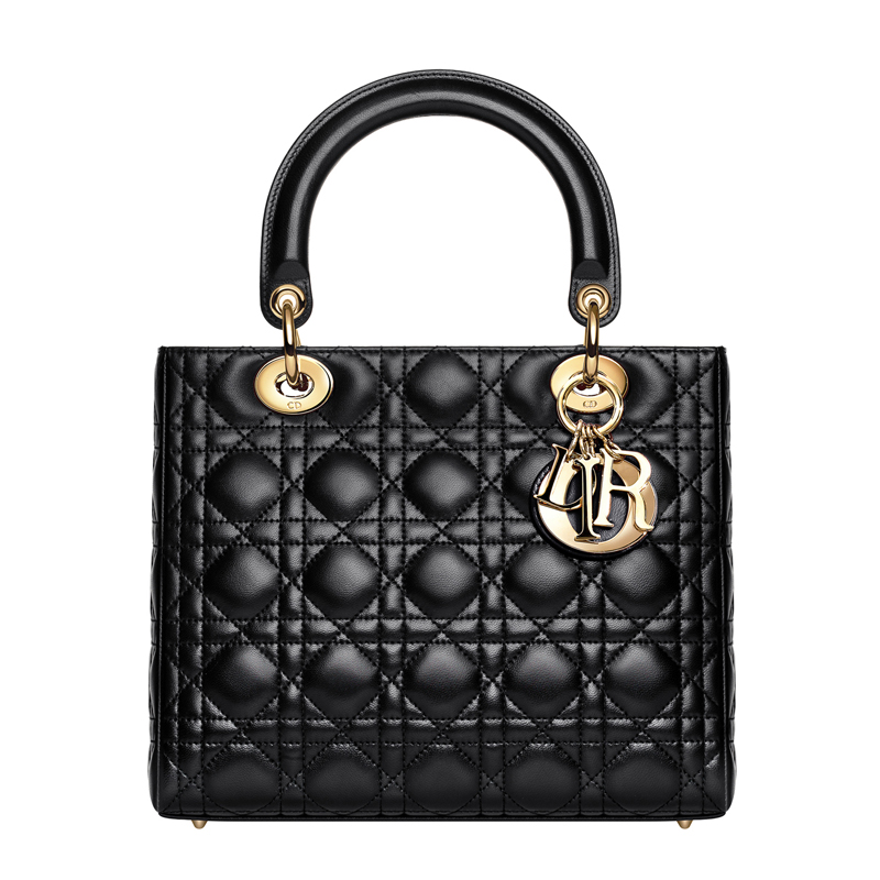 Lady Dior Lady Dior bag in black leather