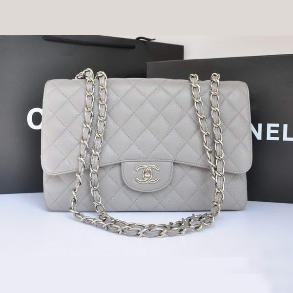 Chanel Original Caviar Leather Flap Bag A28600 Grey