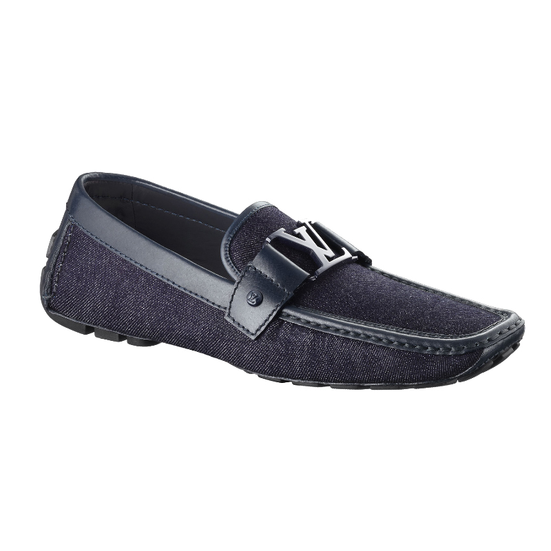 MONTE CARLO MOCCASIN IN DENIM CANVAS