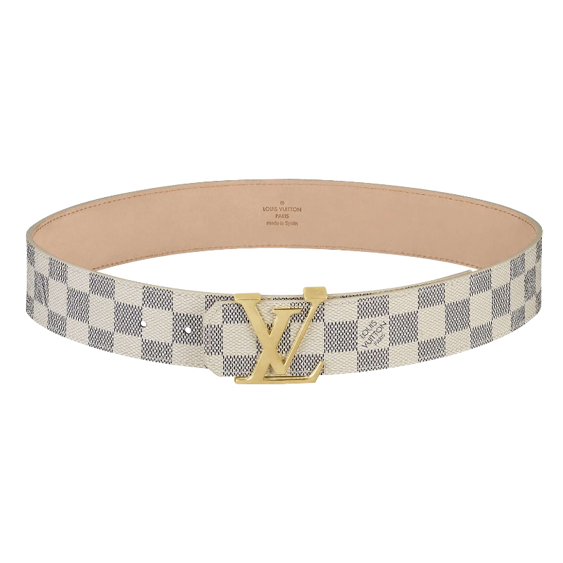 LV INITIALES DAMIER AZUR BELT