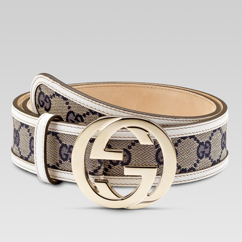 belt with interlocking G buckle