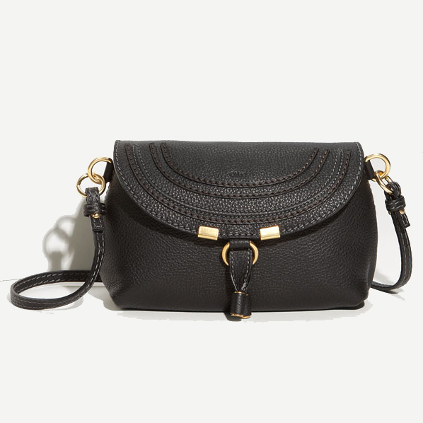 Chloe 'Marcie' Calfskin Leather Shoulder Crossbody Bag