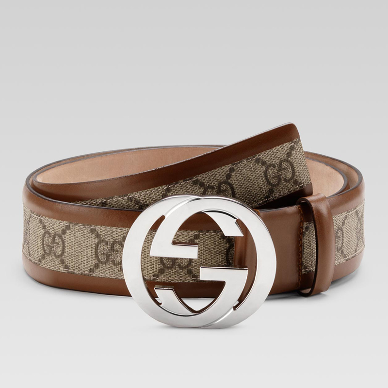 belt with interlocking G buckle